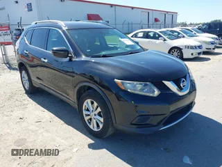 2016 Nissan Rogue SV with VIN 5N1AT2MT6GC829137, listed as a IAAI auction lot 42141620 with 143,279 mi miles. Bid and sale history available at carsss.com. Image 1.