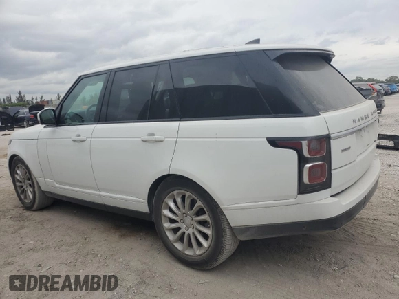 2018 Land Rover Range Rover with VIN SALGS2REXJA500285, listed as a Copart auction lot 46213465 with 44,603 mi miles and Salvage title. Bid and sale history available at DreamBid. Image 2.