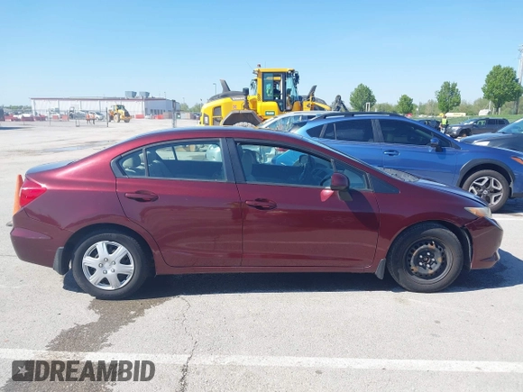 2012 Honda Civic LX z VIN 19XFB2F56CE084744, wystawiony jako IAAI lot #42077087 z przebiegiem 177 263 mil mil oraz . Historia ofert i sprzedaży dostępna na DreamBid. Obrazek 13.