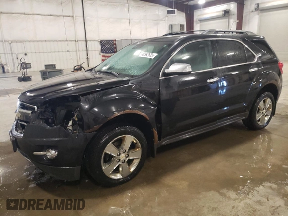 2012 Chevrolet Equinox LTZ with VIN 2GNFLGE50C6204881, listed as a Copart auction lot 49382685 with 177,908 mi miles and Salvage Title. Bid and sale history available at carsss.com. Image 1.