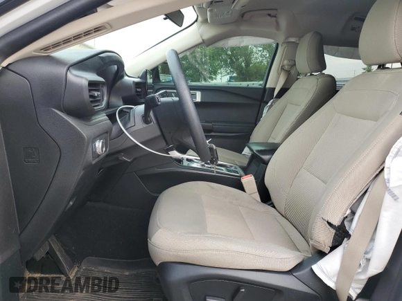 2021 Ford Explorer with VIN 1FMSK7BH6MGB14172, listed as a Copart auction lot 55282145 with 53,884 mi miles and Salvage title. Bid and sale history available at DreamBid. Image 7.