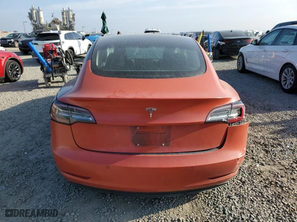 2018 Tesla Model 3 Long Range Battery with VIN 5YJ3E1EB3JF103849, listed as a Copart auction lot 50166385 with 70,466 mi miles and Salvage Title. Bid and sale history available at carsss.com. Image 6.