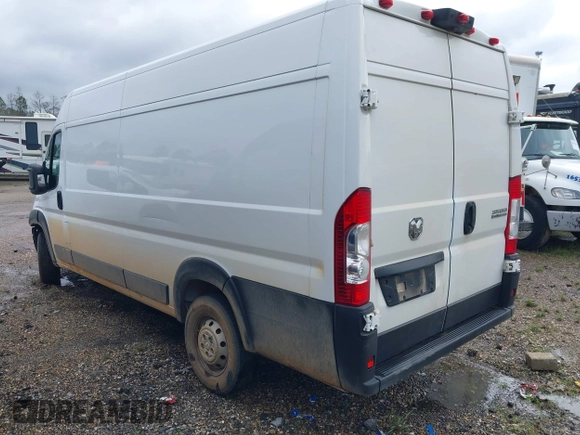 2023 Ram ProMaster Cargo with VIN 3C6MRVJG9PE521128, listed as a IAAI auction lot 41614795 with 43,950 mi miles and . Bid and sale history available at DreamBid. Image 3.