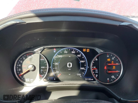 2021 Chevrolet Blazer RS with VIN 3GNKBERSXMS521902, listed as a Copart auction lot 54142845 with 51,135 mi miles and Salvage title. Bid and sale history available at DreamBid. Image 9.