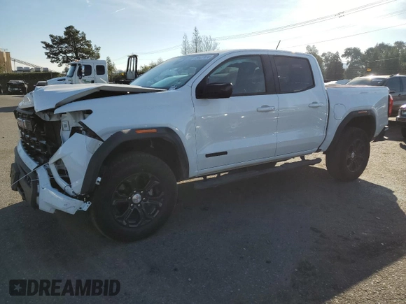 2024 GMC Canyon 2WD Elevation with VIN 1GTP5BEK1R1144007, listed as a Copart auction lot 84437474 with 7,278 mi miles and Salvage Title. Bid and sale history available at carsss.com. Image 1.