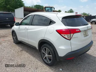 2022 Honda HR-V EX with VIN 3CZRU6H57NM724989, listed as a IAAI auction lot 42004156 with 170,085 mi miles. Bid and sale history available at carsss.com. Image 3.