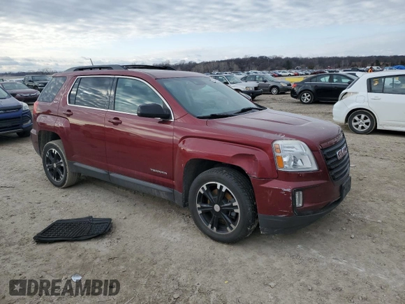 2017 GMC Terrain SLT z VIN 2GKFLUE38H6199530, wystawiony jako Copart lot #47849835 z przebiegiem 150 640 mil mil oraz Szkoda całkowita • Salvage title. Historia ofert i sprzedaży dostępna na DreamBid. Obrazek 4.