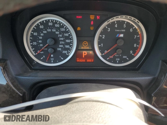 2009 BMW M3 with VIN WBSWD93539P361181, listed as a Copart auction lot 70624184 with 59,293 mi miles and Salvage title. Bid and sale history available at DreamBid. Image 9.