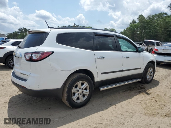 2016 Chevrolet Traverse LS with VIN 1GNKRFKD5GJ267762, listed as a Copart auction lot 55093425 with 191,965 mi miles and Salvage Title. Bid and sale history available at carsss.com. Image 3.