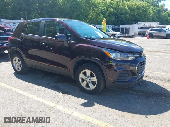 2020 Chevrolet Trax LS with VIN KL7CJNSB9LB346933, listed as a IAAI auction lot 42624893 with 61,116 mi miles and . Bid and sale history available at DreamBid. Image 1.