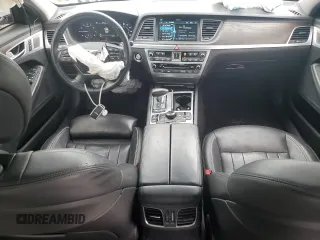 2018 Genesis G80 3.8L with VIN KMHGN4JE0JU235280, listed as a Copart auction lot 71687644 with 66,137 mi miles and Salvage Title. Bid and sale history available at carsss.com. Image 8.