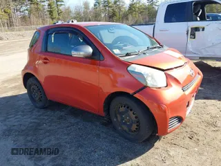 2012 Scion iQ with VIN JTNJJXB08CJ020482, listed as a IAAI auction lot 41834604 with 1 mi miles. Bid and sale history available at carsss.com. Image 1.