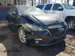 2015 Mazda 3 i Touring with VIN JM1BM1L7XF1246035, listed as a IAAI auction lot 41819595 with 124,535 mi miles. Bid and sale history available at carsss.com. Image 1.