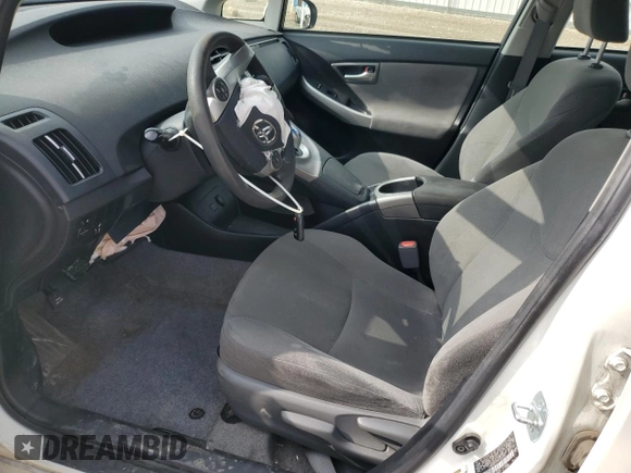 2015 Toyota Prius Four with VIN JTDKN3DU5F0452558, listed as a Copart auction lot 54937175 with Not Provided miles and Non Repairable. Bid and sale history available at DreamBid. Image 7.