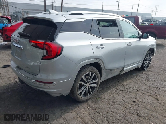 2020 GMC Terrain Denali z VIN 3GKALXEX0LL294117, wystawiony jako IAAI lot #42343656 z przebiegiem 67 697 mil mil oraz . Historia ofert i sprzedaży dostępna na DreamBid. Obrazek 4.