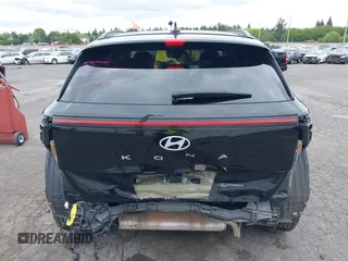 2024 Hyundai Kona SEL with VIN KM8HB3AB0RU180435, listed as a IAAI auction lot 42131943 with 18,853 mi miles. Bid and sale history available at carsss.com. Image 6.