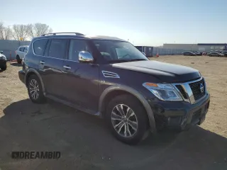2019 Nissan Armada SV with VIN JN8AY2NC7K9583519, listed as a Copart auction lot 44861144 with 109,138 mi miles. Bid and sale history available at carsss.com. Image 4.