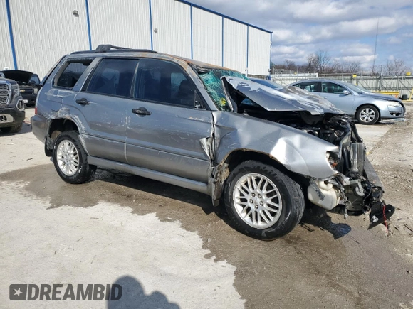2007 Subaru Forester X with VIN JF1SG63617G737870, listed as a Copart auction lot 47100755 with 0 mi miles and Salvage Title. Bid and sale history available at carsss.com. Image 4.
