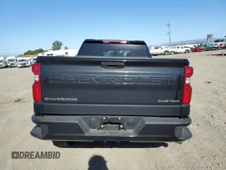 2019 Chevrolet Silverado 1500 Custom with VIN 1GCRYBEH8KZ372128, listed as a Copart auction lot 61106394 with 24,289 mi miles and Salvage Title. Bid and sale history available at DreamBid. Image 6.