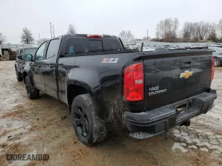 2016 Chevrolet Colorado 4WD Z71 with VIN 1GCGTDE3XG1138763, listed as a Copart auction lot 38655874 with 111,410 mi miles and Salvage Title. Bid and sale history available at carsss.com. Image 2.