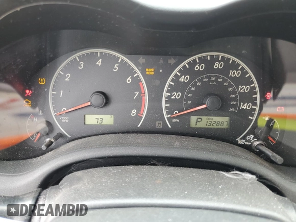 2012 Toyota Corolla L with VIN JTDBU4EE0C9173431, listed as a Copart auction lot 54871155 with 132,887 mi miles and Salvage Title. Bid and sale history available at DreamBid. Image 9.