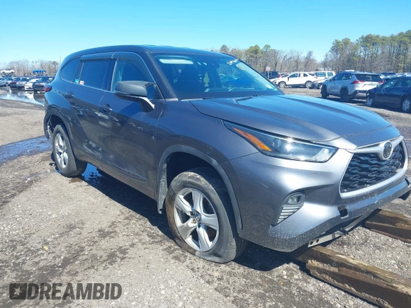 2021 Toyota Highlander L z VIN 5TDCZRBH6MS528171, wystawiony jako IAAI lot #40330366 z przebiegiem 75 297 mil mil oraz . Historia ofert i sprzedaży dostępna na DreamBid. Obrazek 1.