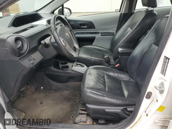 2012 Toyota Prius One with VIN JTDKDTB34C1025133, listed as a Copart auction lot 55520635 with Not Provided miles and Salvage Title. Bid and sale history available at DreamBid. Image 7.