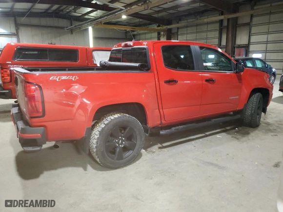 2018 Chevrolet Colorado 4WD LT with VIN 1GCGTCEN8J1225029, listed as a Copart auction lot 85121074 with 76,843 mi miles and Salvage Title. Bid and sale history available at carsss.com. Image 3.