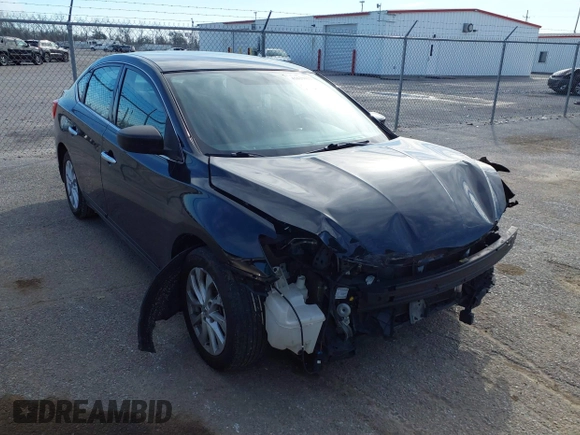 2018 Nissan Sentra SV with VIN 3N1AB7AP6JL624637, listed as a IAAI auction lot 41629422 with 143,673 mi miles. Bid and sale history available at carsss.com. Image 1.