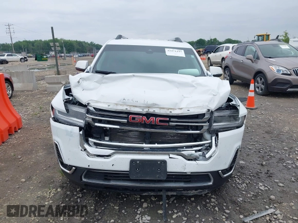 2023 GMC Acadia SLT with VIN 1GKKNUL44PZ211812, listed as a IAAI auction lot 42471197 with 41,301 mi miles and . Bid and sale history available at DreamBid. Image 12.