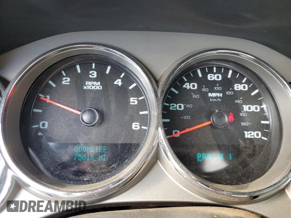 2009 Chevrolet Silverado 3500HD WT with VIN 1GBJC74K99E137457, listed as a Copart auction lot 81621334 with 75,018 mi miles and Salvage Title. Bid and sale history available at DreamBid. Image 9.
