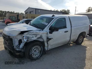2023 Chevrolet Silverado 1500 Work Truck with VIN 3GCNAAEK1PG338225, listed as a Copart auction lot 47029905 with 92,482 mi miles and Clean Title. Bid and sale history available at carsss.com. Image 1.