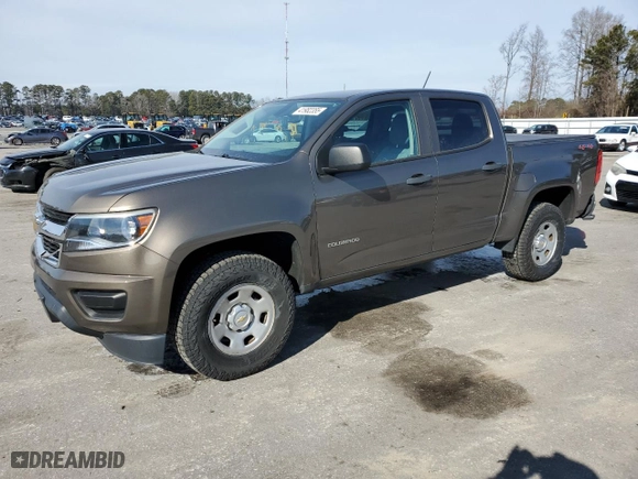2017 Chevrolet Colorado 4WD WT with VIN 1GCGTBENXH1221844, listed as a Copart auction lot 41982355 with 85,775 mi miles and Salvage Title. Bid and sale history available at carsss.com. Image 1.