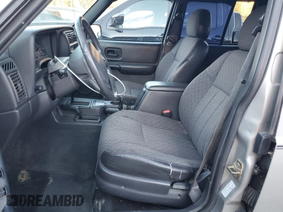2001 Jeep Cherokee Sport with VIN 1J4FF58S71L576951, listed as a Copart auction lot 78390844 with 267,142 mi miles and Salvage title. Bid and sale history available at DreamBid. Image 7.