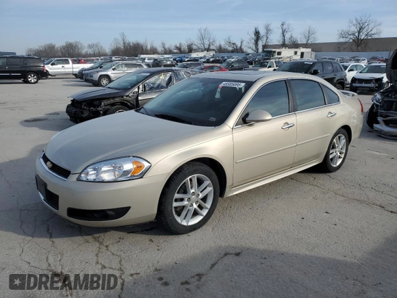 2012 Chevrolet Impala LTZ with VIN 2G1WC5E37C1195954, listed as a Copart auction lot 48585085 with 110,940 mi miles and Salvage Title. Bid and sale history available at DreamBid. Image 1.
