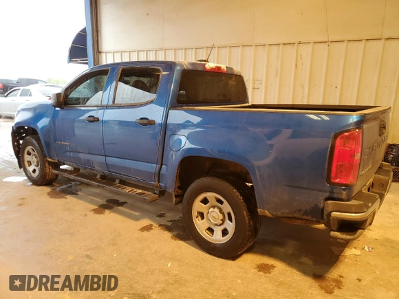2022 Chevrolet Colorado 2WD Work Truck with VIN 1GCGSBEA0N1320488, listed as a Copart auction lot 51706655 with 65,119 mi miles and Salvage title. Bid and sale history available at DreamBid. Image 2.