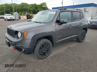 2018 Jeep Renegade Trailhawk с VIN ZACCJBCB1JPH92321, выставлен на аукционе Copart как лот 58021725 с пробегом 58 775 миль миль и Списание • Salvage title. История ставок и продаж доступна на DreamBid. Изображение 1.
