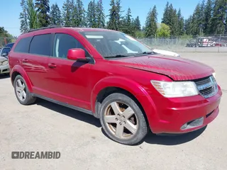 2010 Dodge Journey SXT with VIN 3D4PH5FV5AT135831, listed as a IAAI auction lot 42175106 with 164,030 mi miles. Bid and sale history available at carsss.com. Image 1.