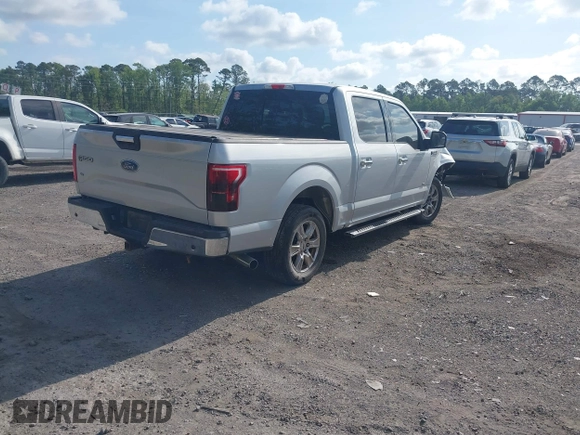 2016 Ford F-150 XL with VIN 1FTEW1CG6GKE70101, listed as a IAAI auction lot 42122709 with 59,267 mi miles and . Bid and sale history available at carsss.com. Image 4.