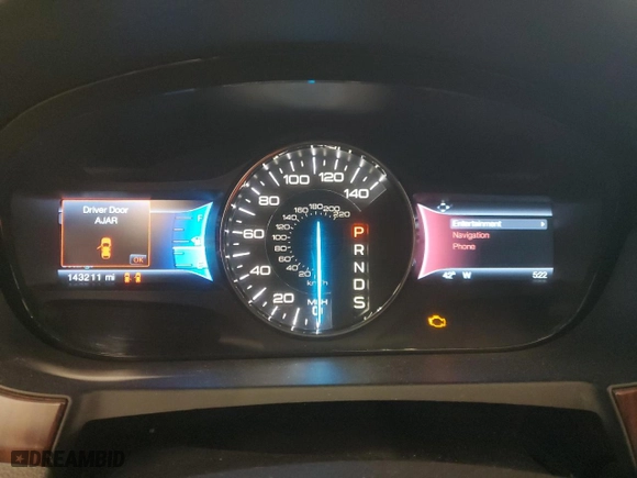 2014 Ford Edge Limited with VIN 2FMDK4KCXEBB12929, listed as a Copart auction lot 78457774 with 143,211 mi miles and Salvage Title. Bid and sale history available at carsss.com. Image 9.