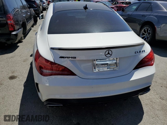 2016 Mercedes-Benz CLA 45 AMG with VIN WDDSJ5CB8GN357168, listed as a Copart auction lot 61197833 with 34,990 mi miles and . Bid and sale history available at DreamBid. Image 6.