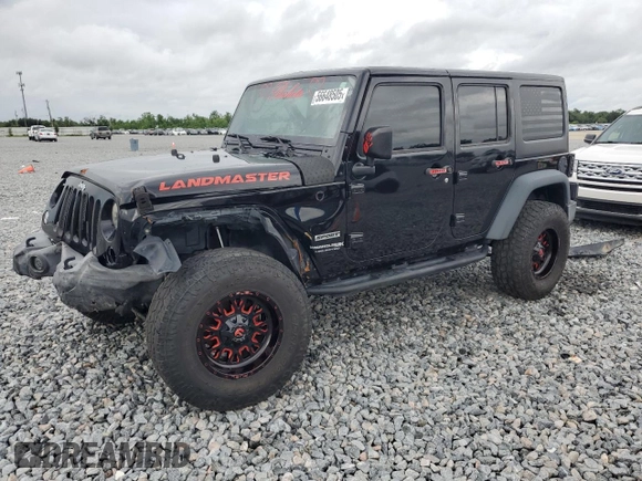 2018 Jeep Wrangler Unlimited Sport S with VIN 1C4BJWDG0JL818800, listed as a Copart auction lot 56648505 with 114,011 mi miles and Salvage Title. Bid and sale history available at DreamBid. Image 1.