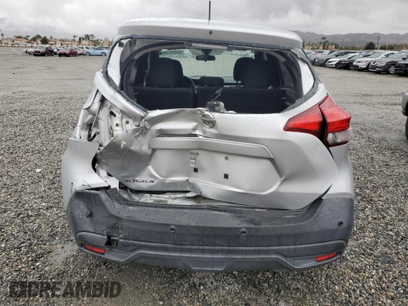 2020 Nissan Kicks S with VIN 3N1CP5BV6LL518848, listed as a Copart auction lot 42243195 with 56,749 mi miles and Salvage Title. Bid and sale history available at DreamBid. Image 6.