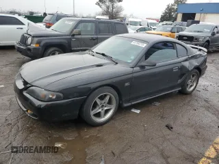 1995 Ford Mustang GT with VIN 1FALP42T6SF280181, listed as a Copart auction lot 43756215 with 57,522 mi miles and Salvage title. Bid and sale history available at DreamBid. Image 1.