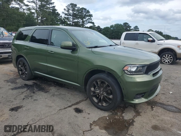 2020 Dodge Durango GT with VIN 1C4RDHDG5LC381204, listed as a Copart auction lot 54610185 with 101,704 mi miles and Salvage title. Bid and sale history available at DreamBid. Image 4.