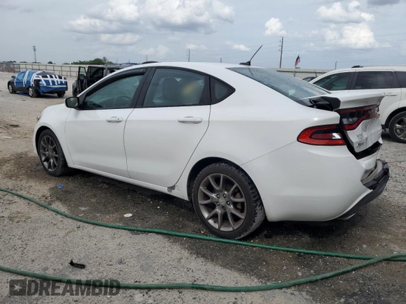 2014 Dodge Dart SXT with VIN 1C3CDFBB3ED670133, listed as a Copart auction lot 52149575 with 151,011 mi miles and Salvage Title. Bid and sale history available at carsss.com. Image 2.