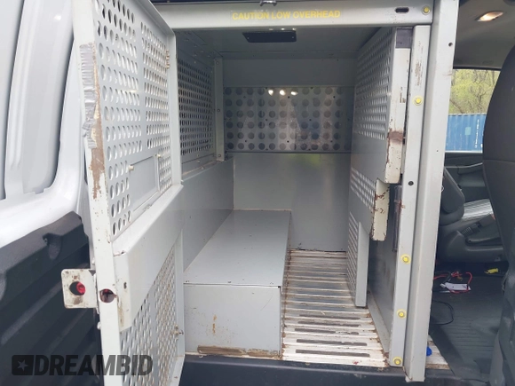 2019 Chevrolet Express Cargo Van with VIN 1GCZGHFG7K1209948, listed as a IAAI auction lot 42038244 with 249,167 mi miles. Bid and sale history available at carsss.com. Image 8.