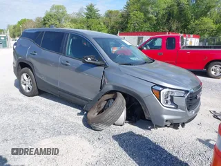 2024 GMC Terrain SLE z VIN 3GKALMEG7RL293411, wystawiony jako IAAI lot #42212636 z przebiegiem 21 429 mil mil oraz . Historia ofert i sprzedaży dostępna na DreamBid. Obrazek 1.