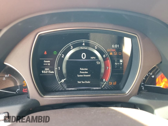 2019 Lexus LS 500 with VIN JTHB51FF2K5009086, listed as a Copart auction lot 52025265 with 93,215 mi miles and Non repairable. Bid and sale history available at DreamBid. Image 9.