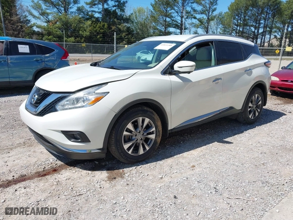 2016 Nissan Murano S with VIN 5N1AZ2MGXGN155533, listed as a IAAI auction lot 41811188 with 71,993 mi miles. Bid and sale history available at carsss.com. Image 17.